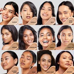 L.A. Girl HD PRO.CONCEAL Marfil mostrando cobertura de imperfecciones