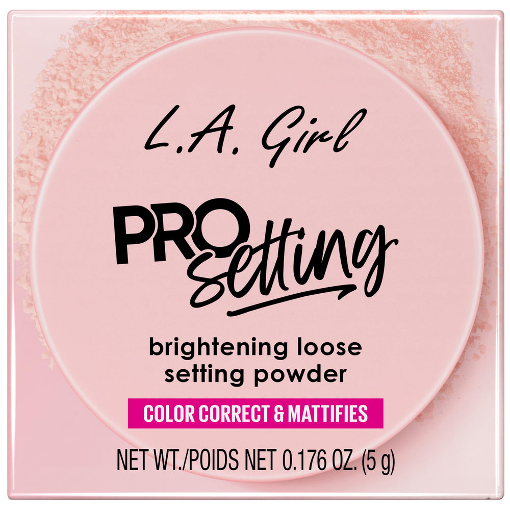 L.A. Girl Pro Setting Soft Pink, aplicador puff para uso cómodo.
