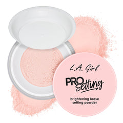 L.A. Girl Pro Setting Soft Pink, efecto mate duradero para piel sin brillo.