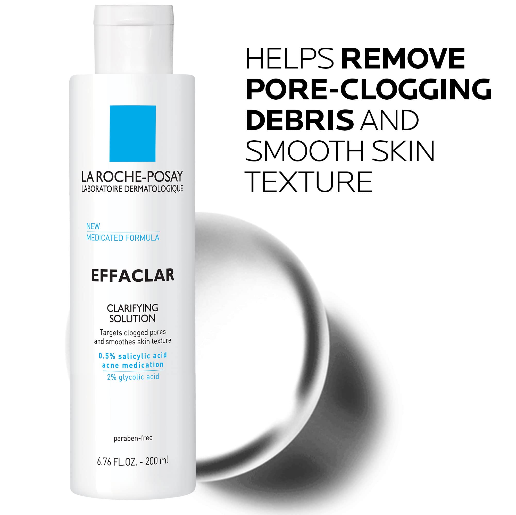La Roche-Posay Effaclar Solution ingredientes acidos presentes para poros.