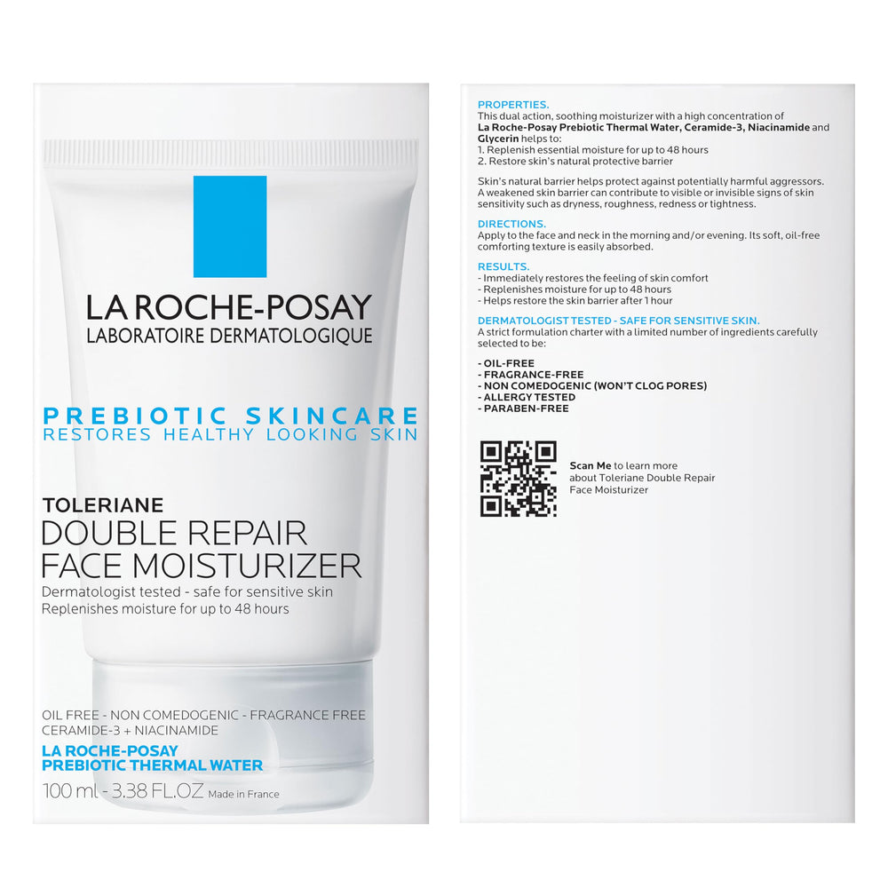 La Roche-Posay Hidratante diario: apta para todo tipo de piel sin fragancia.