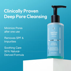 LAB BY He is_ Dual Pore Cleanser: aplicación suave para activar la limpieza sin irritación.