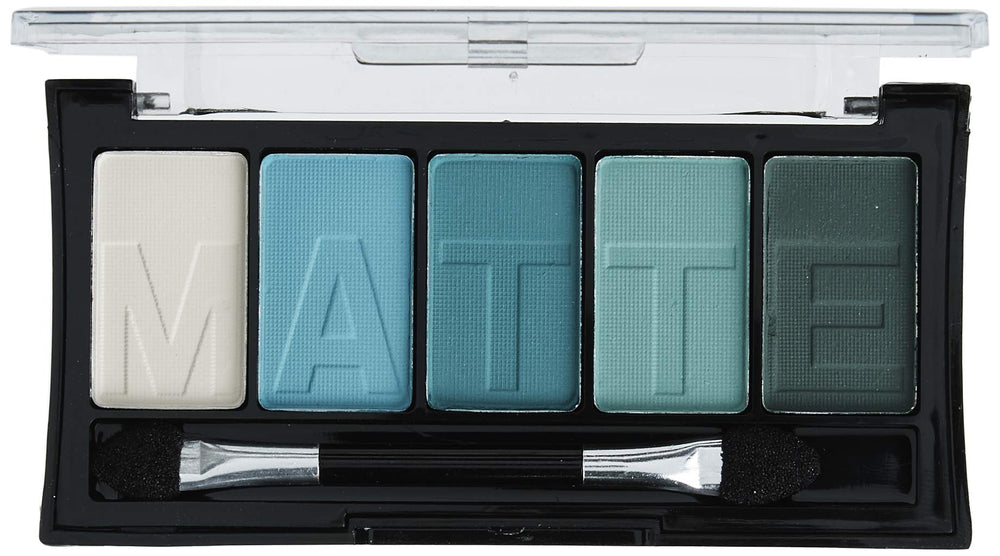 L.A. COLORS Paleta Teal Argyle: acabado mate elegante para cualquier ocasión.