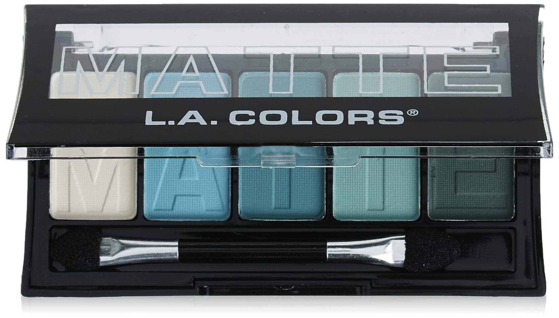 L.A. COLORS Paleta Teal Argyle: sombras mate con pigmentos intensos para todo el día.