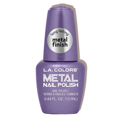 L.A. COLORS Majestic CNL65, botella con brillo metálico para un acabado duradero y audaz