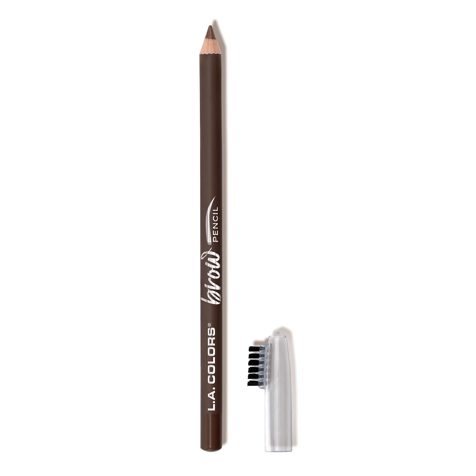 L.A. COLORS On Point Brow Pencil Medium Brown para definir cejas con aspecto natural