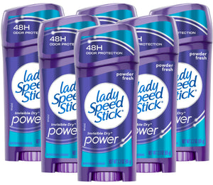 Lady Speed Stick desodorante axilas transparente sin residuos para uso diario.