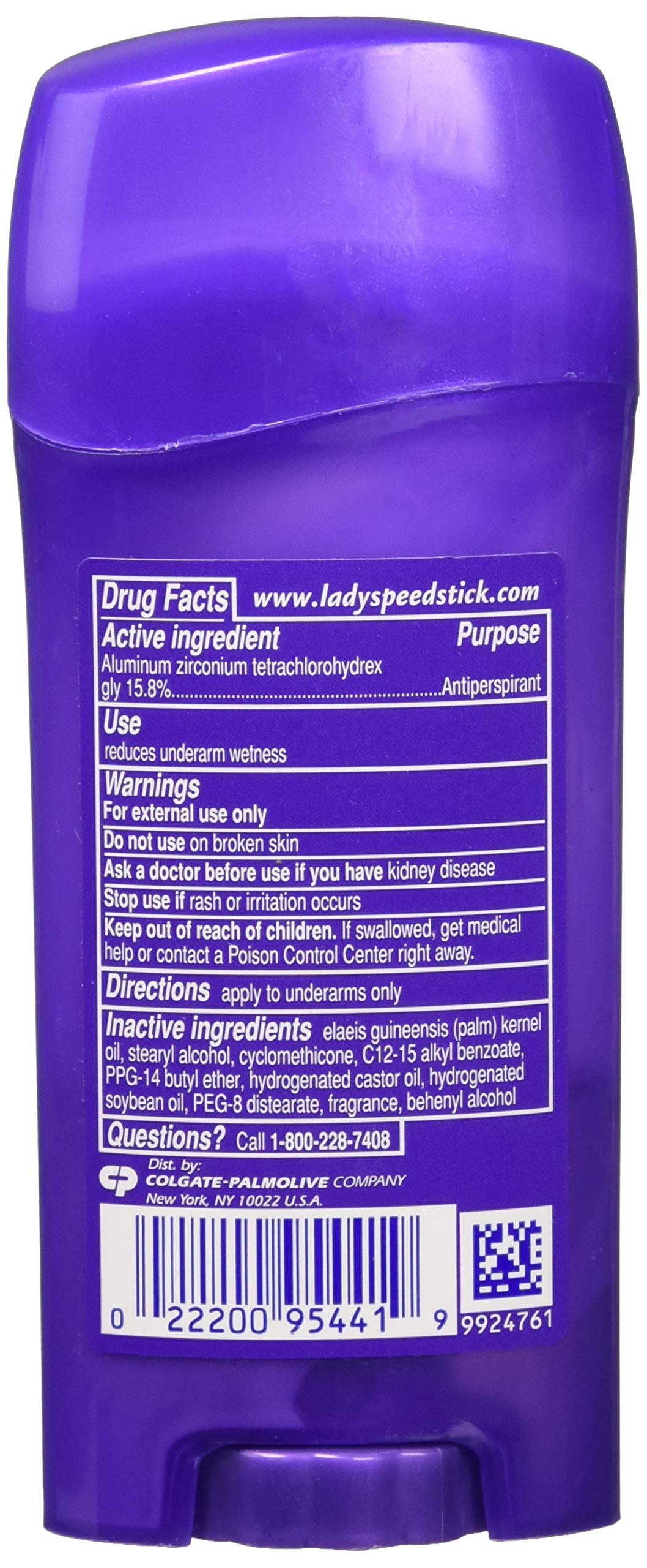 Aplicación suave de Lady Speed Stick Shower Fresh para uso diario.