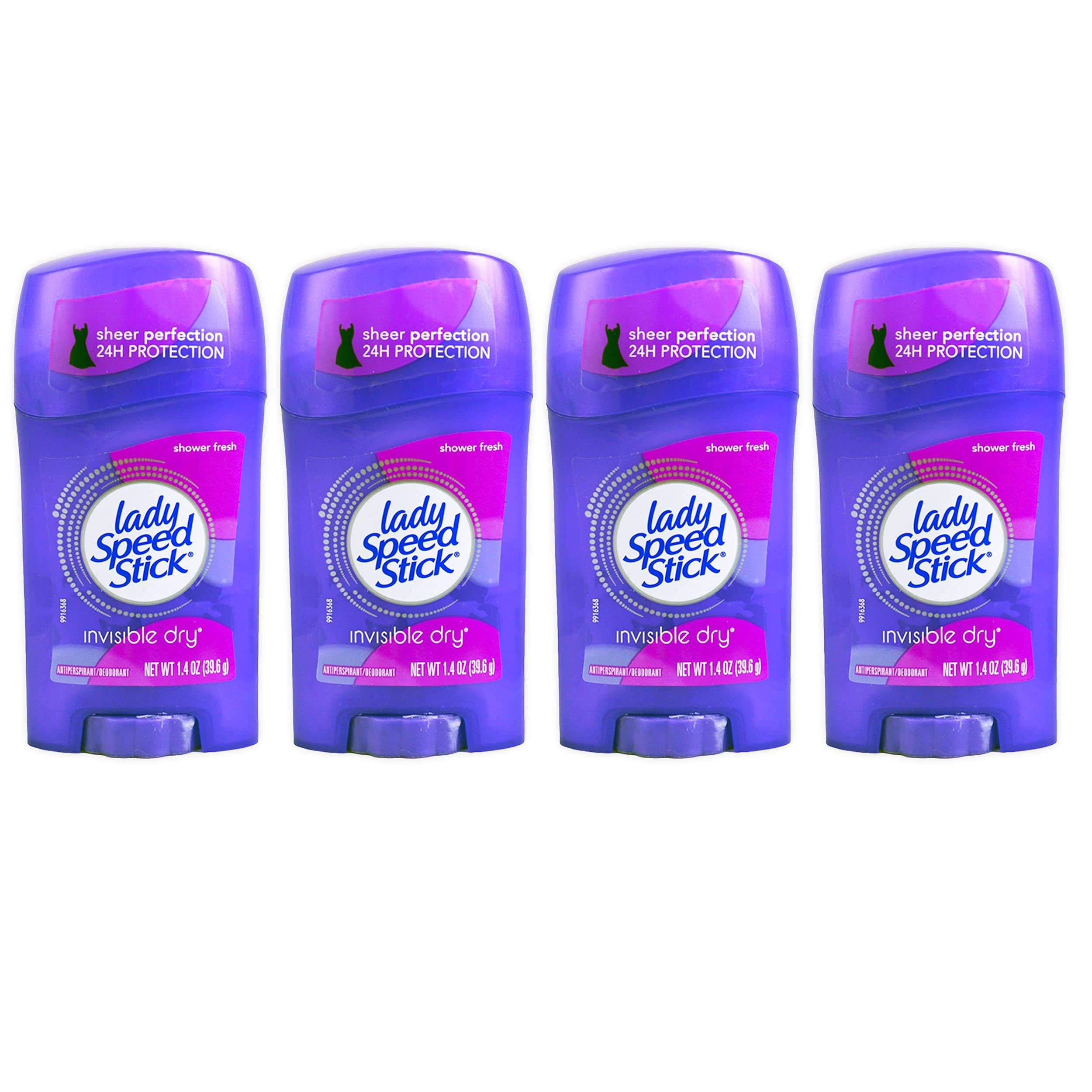 Fragancia Shower Fresh de Lady Speed Stick Invisible Dry, sensación fresca