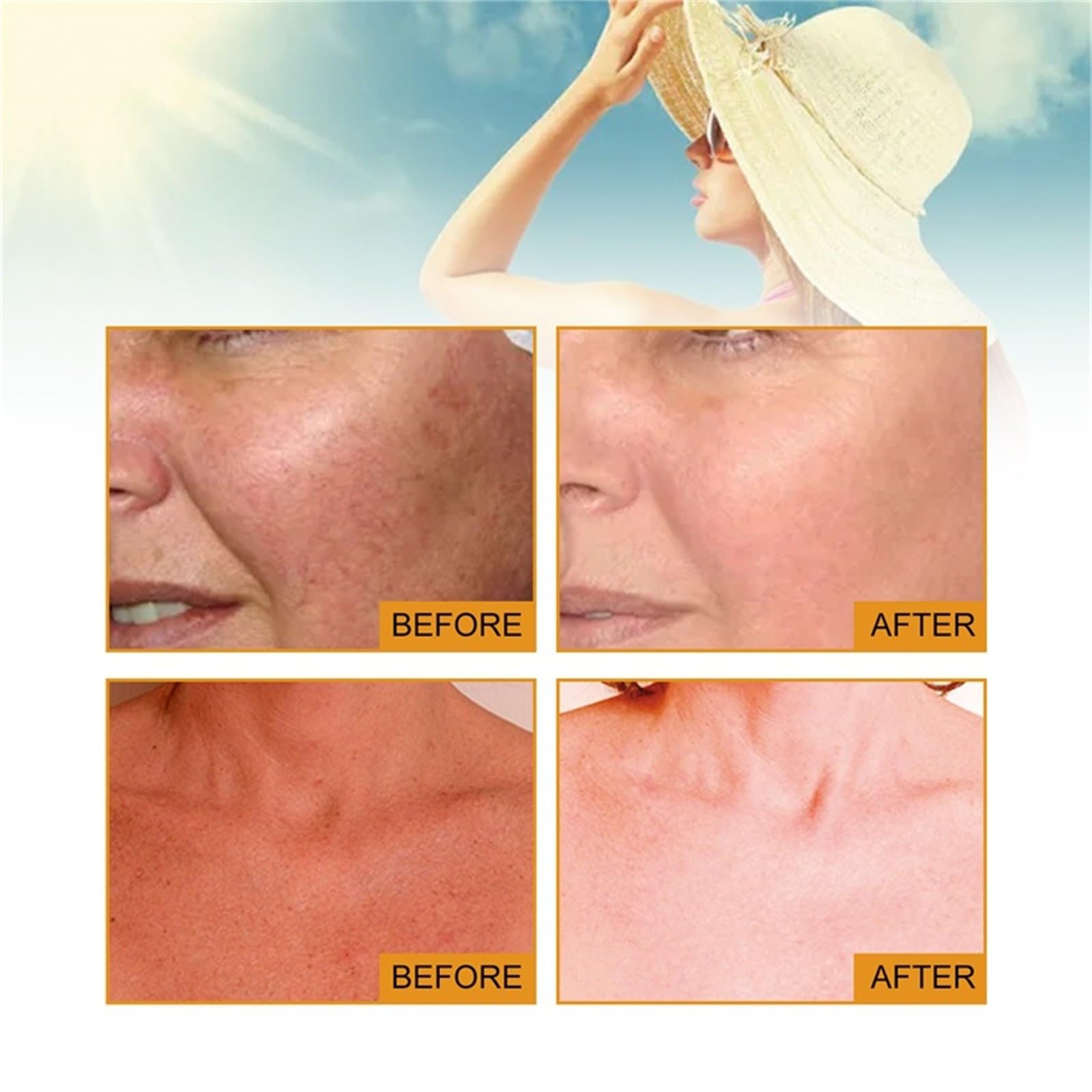 Protección UVA y UVB de LAJPXKHY para el rostro