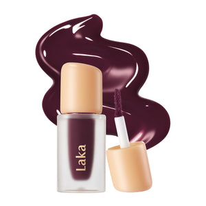 Laka Fruity Glam tono Unsweet Berry: tinte hidratante para labios con color intenso.