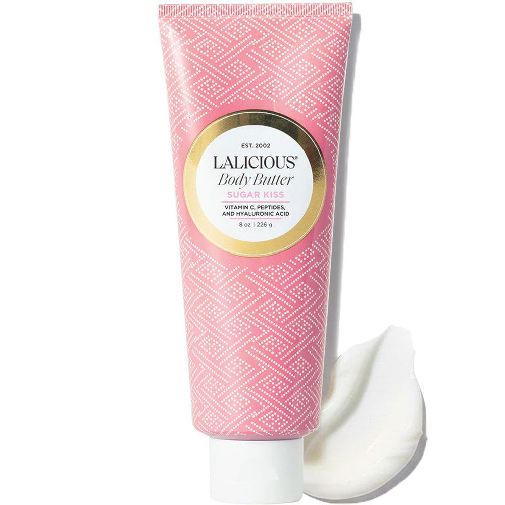 LaLicious Sugar Kiss crema en tarro, hidratación profunda para la piel.