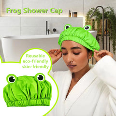 Gorro de ducha LamaMe ecoamigable, doble capa, ideal para spa en casa