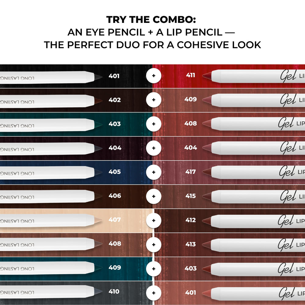 Delineador marrón intenso Lamel para looks naturales o intensos.