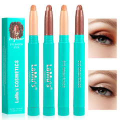 LaMu'S COSMETICS Lápiz Sombra: acabado irisado que realza la mirada.