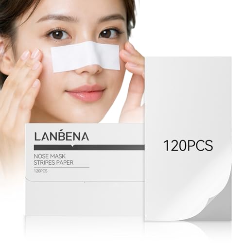 LANBENA tira de papel para mascarilla nasal delgada facilita aplicación limpia.