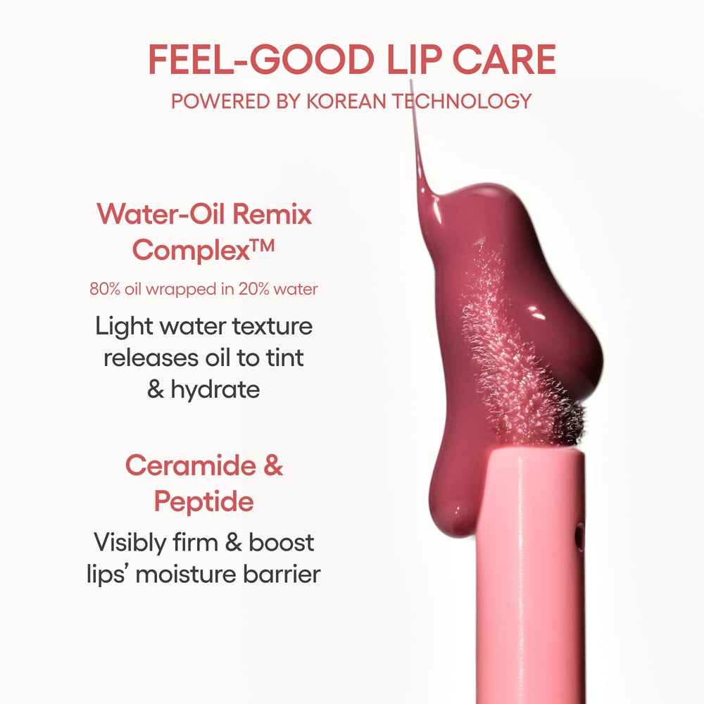 LANEIGE JuicePop Box Lip Tint, tono DJ Plum para un toque profundo.