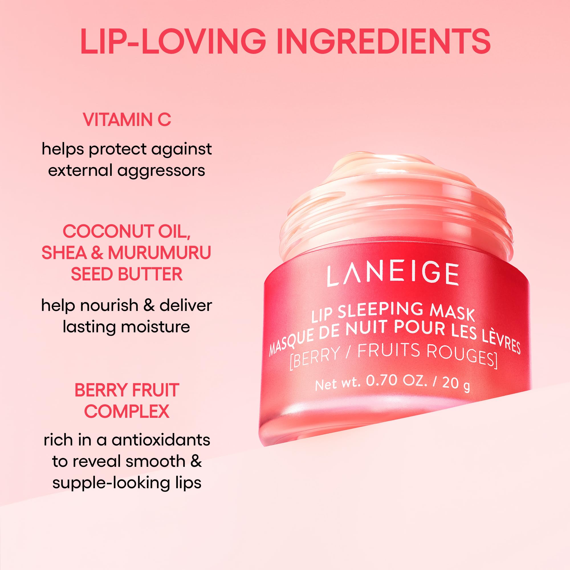 Laneige labios suaves al despertar gracias al cuidado nocturno