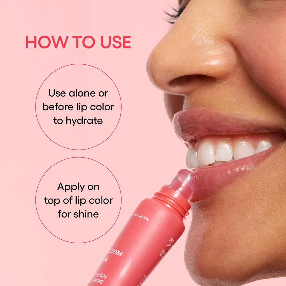 LANEIGE Lip Glowy Balm Grapefruit se usa como primer de labial.