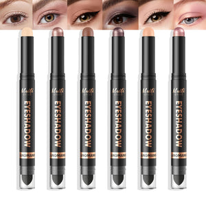LANGMANNI seis tonos de sombra crema con doble extremo para looks versátiles