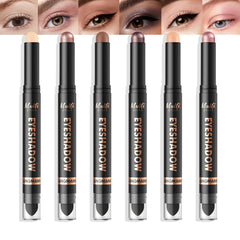 LANGMANNI seis tonos de sombra crema con doble extremo para looks versátiles