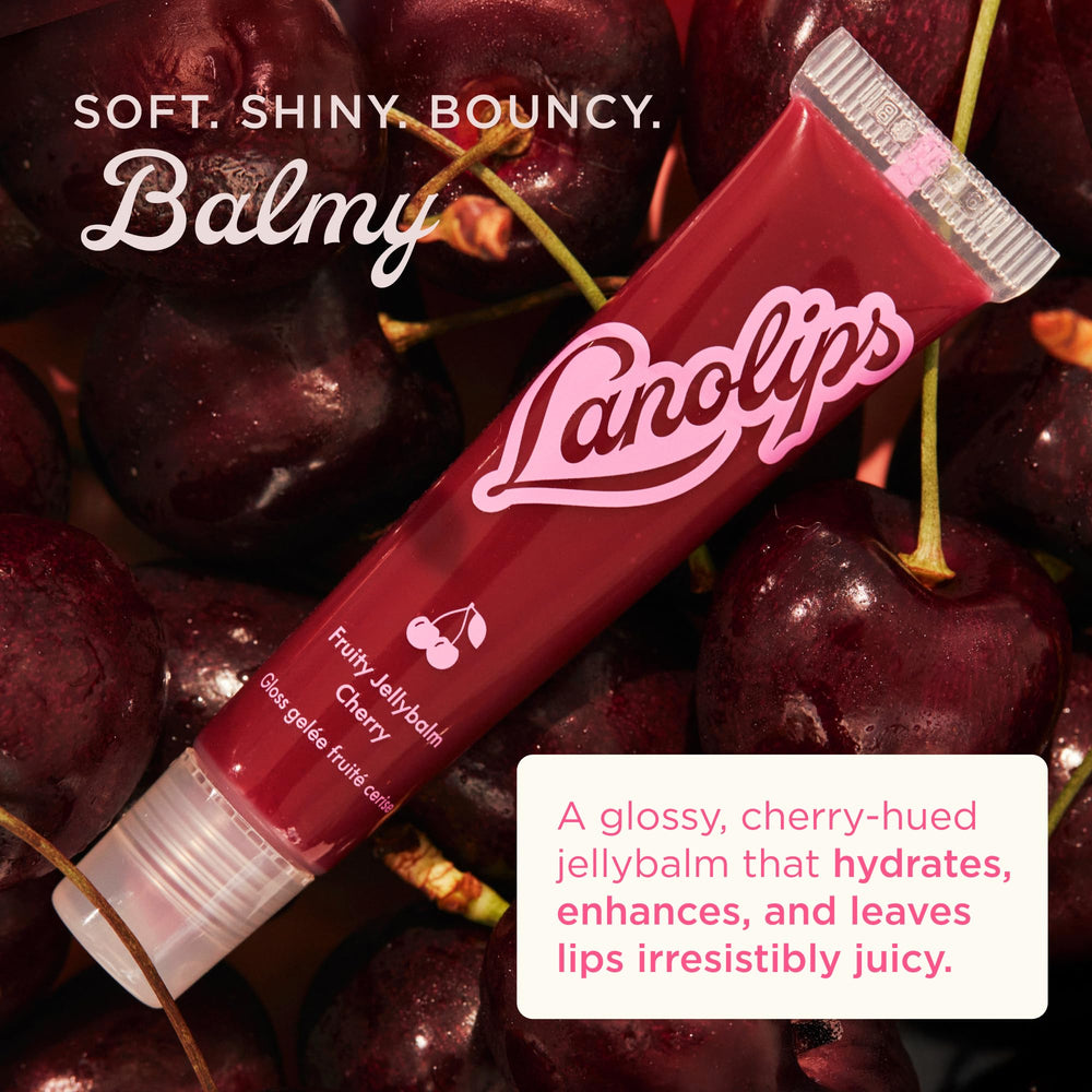 Lanolips Frutal Bálsamo Gel Cereza: brillo translúcido para realzar el color natural.