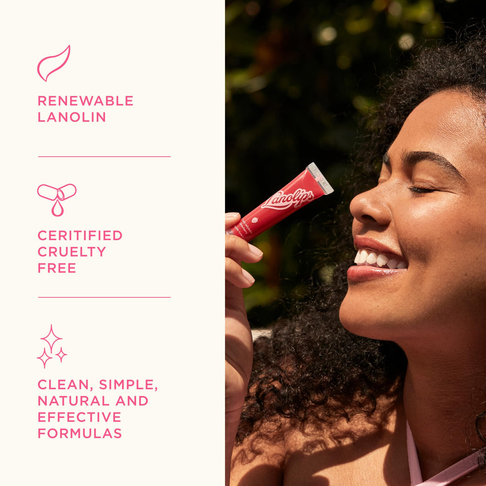 Lanolips Frutal Bálsamo Gel: textura suave para uso diario.