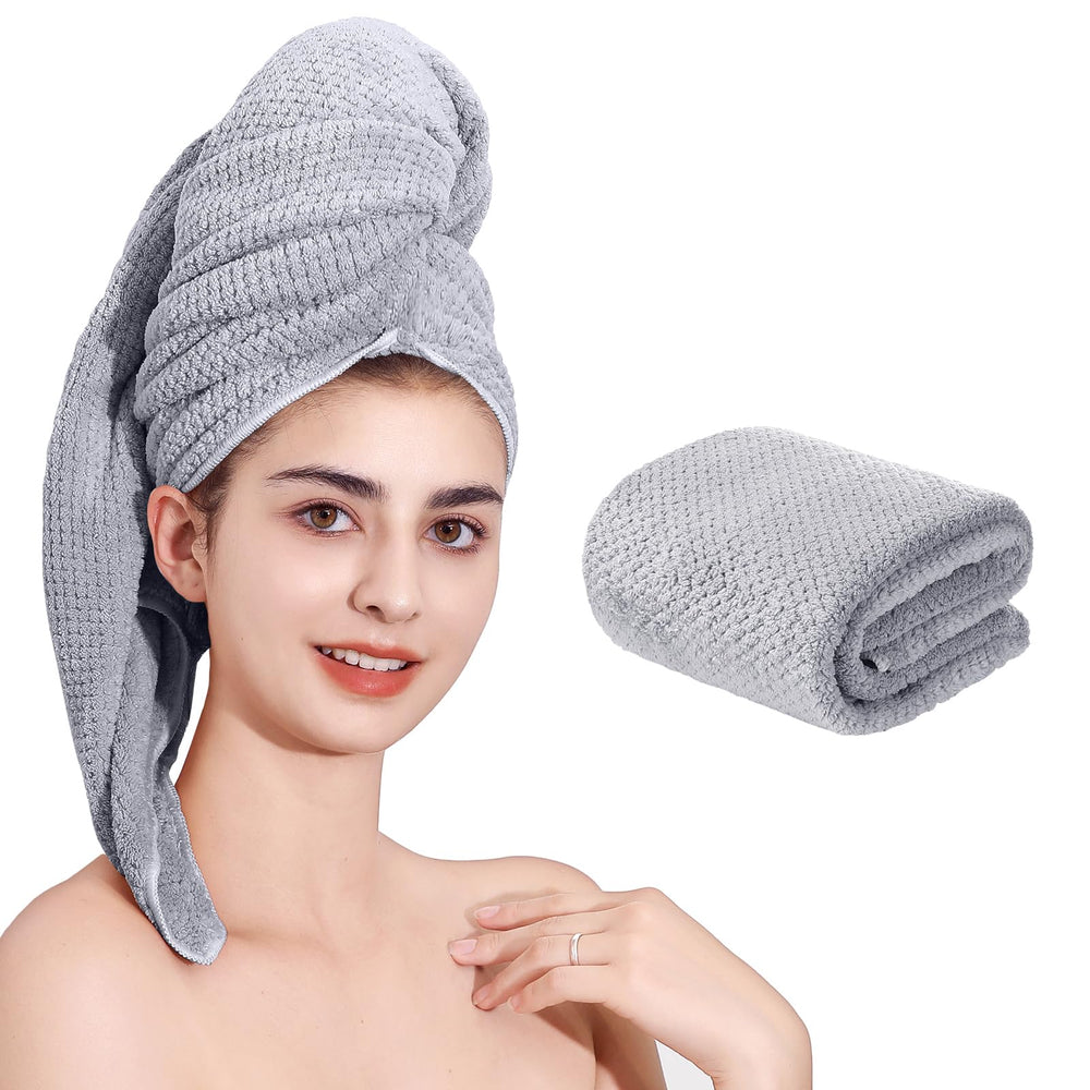 Laojbaba toalla de microfibra para cabello, secado rápido y suave
