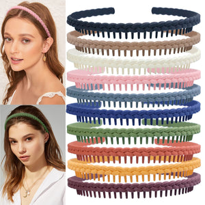 LAPOHI bandas para cabello colores variados para uso diario sin resbalón
