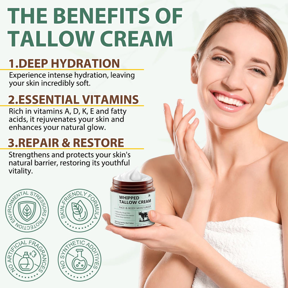 Laraspi crema facial de grasa de res y miel, hidratación para rostro