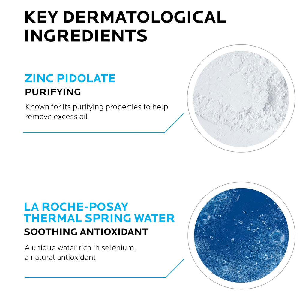 La Roche-Posay Effaclar, textura gel espumoso para limpieza suave.
