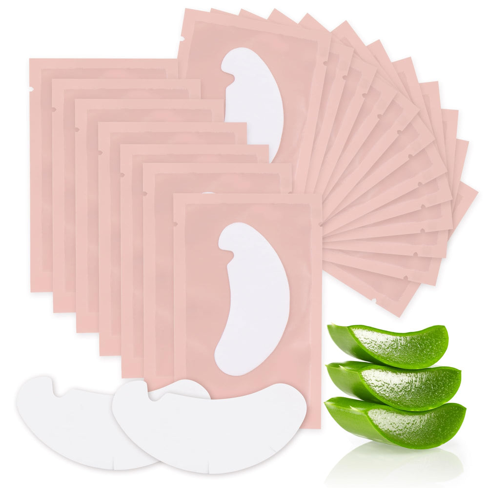 LASHVIEW almohadillas para ojos hidrogel suaves y hipoalergénicas para extensiones de pestañas