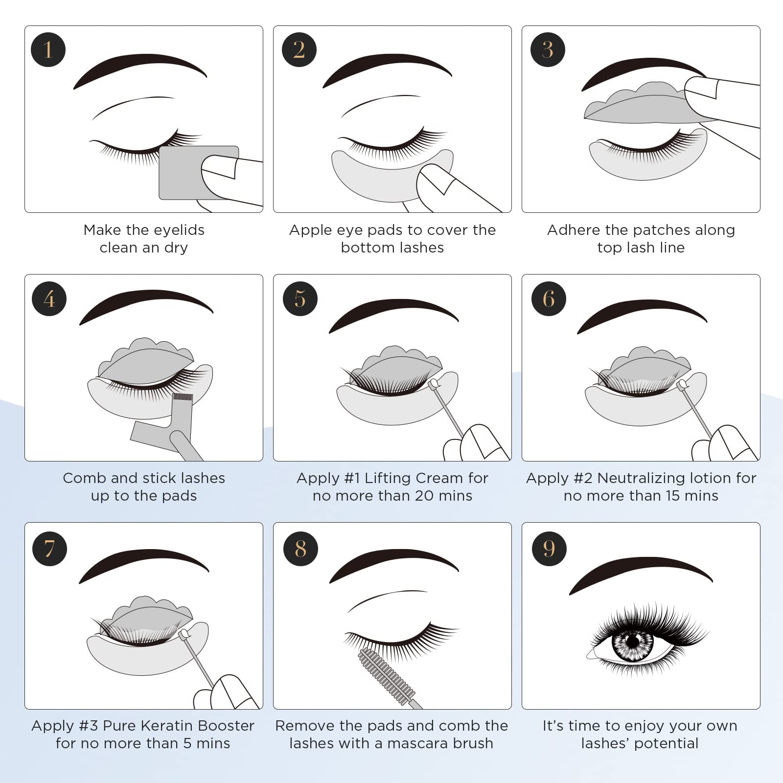LASHVIEW keratina-boost: fortalecimiento de pestañas con keratina.