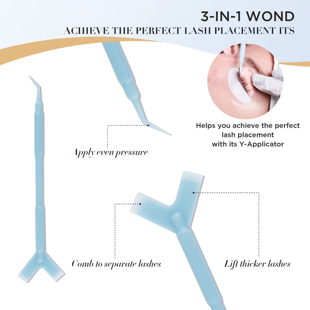 LASHVIEW micro-pinceles: brochas finas para aplicar productos con precisión.