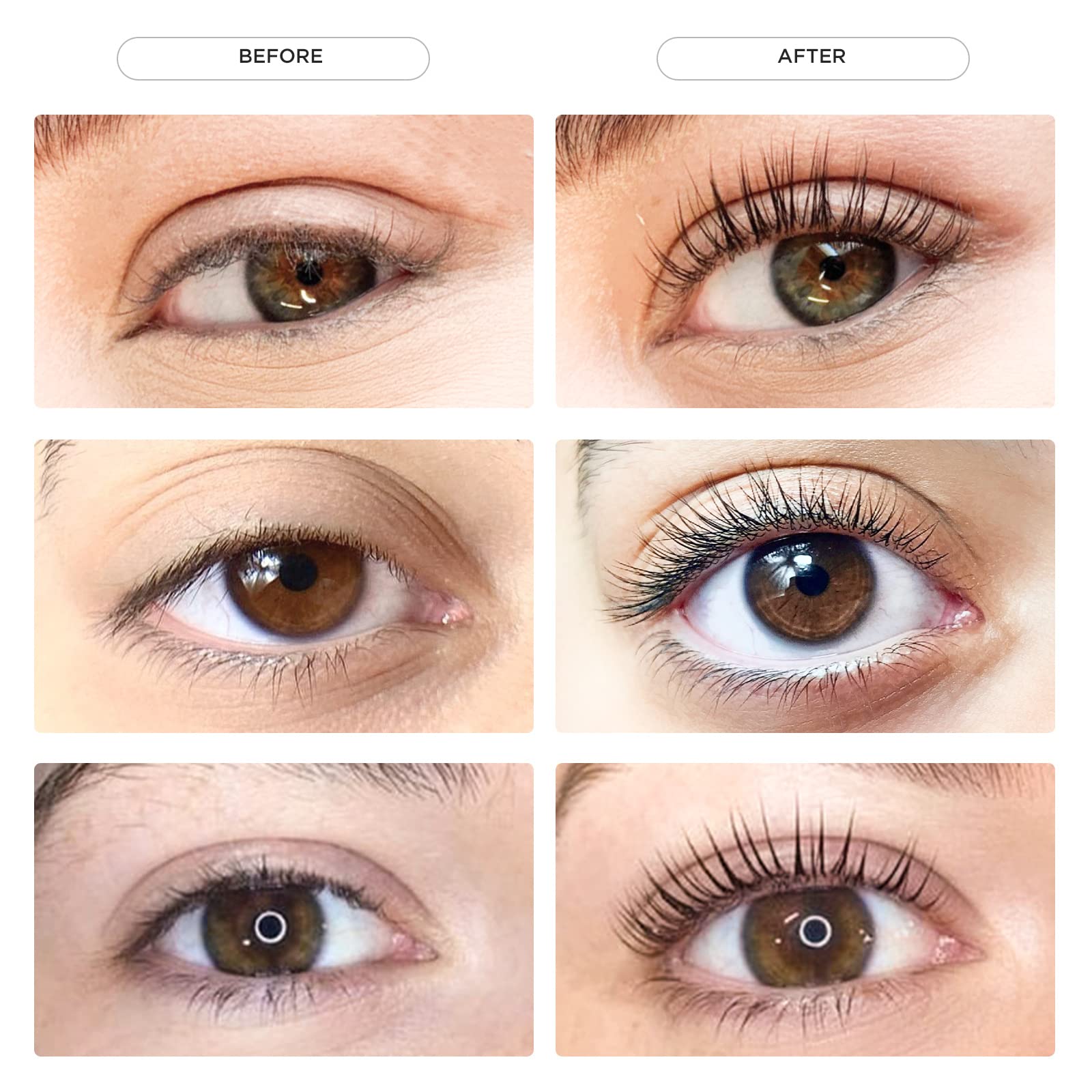 LASHVIEW parches-ojos-3d: parches cómodos para la aplicación profesional.