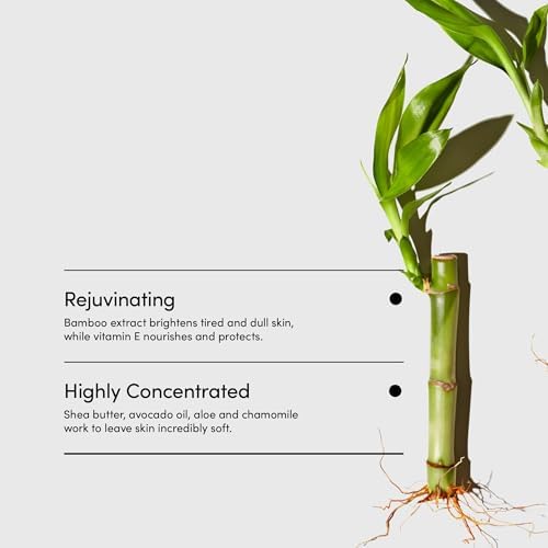 LATHER Bamboo Lemongrass: envase elegante para ritual de spa en casa.