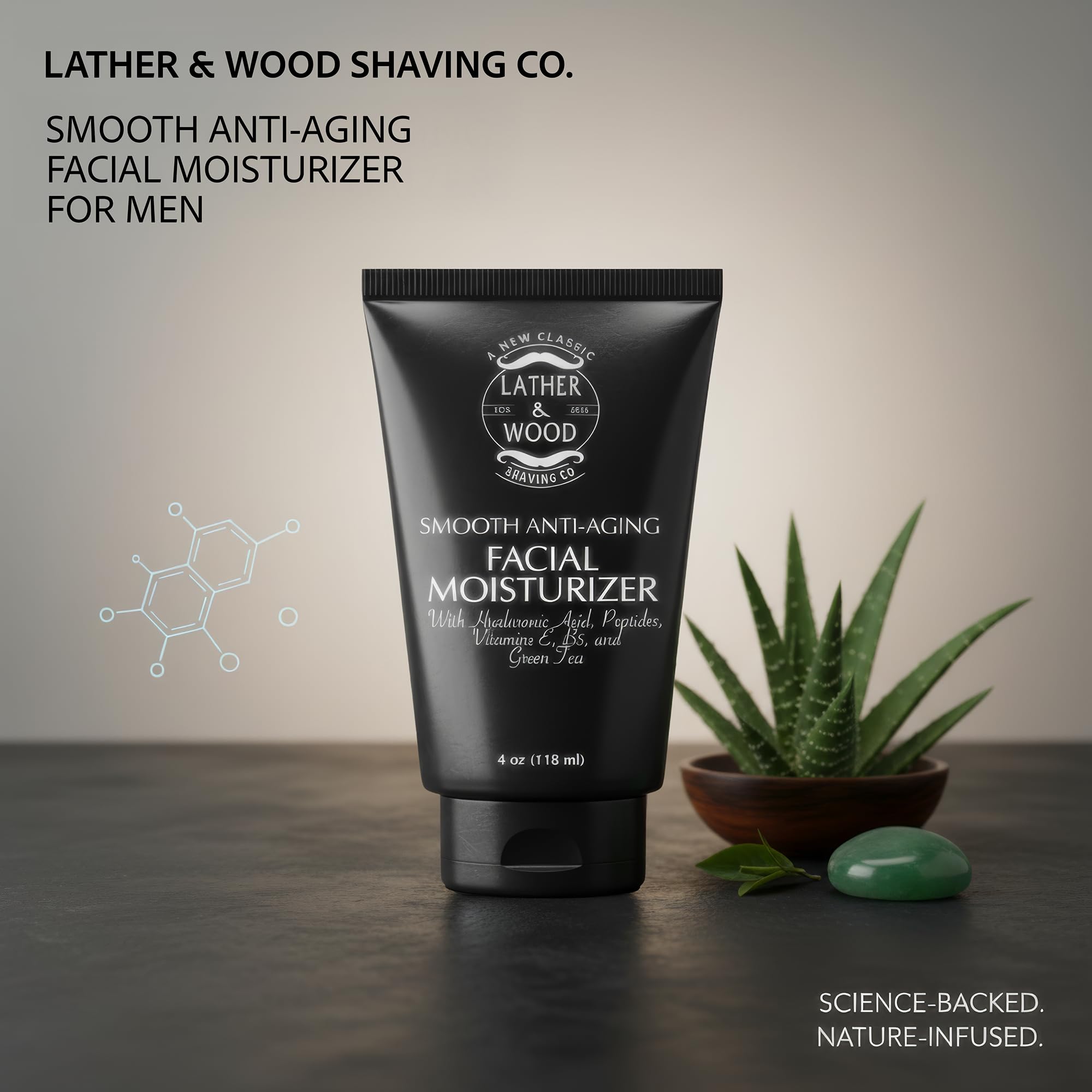 Dispositivo dosificador actualizado de Lather & Wood para una aplicación suave.