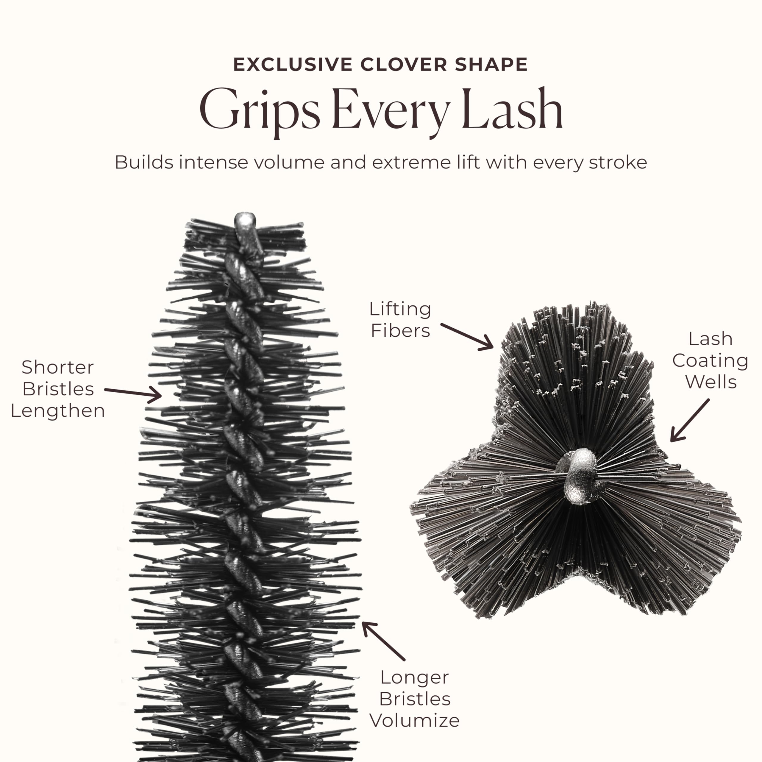 Laura Mercier Caviar Extravagant Mascara, cobertura de 24 horas sin descamado.