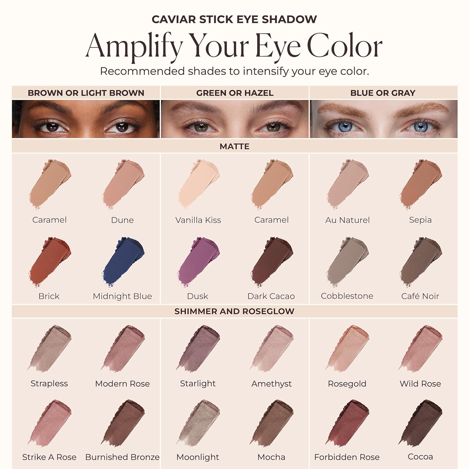 Laura Mercier Caviar Stick; complemento versátil para ojos naturales o intensos.