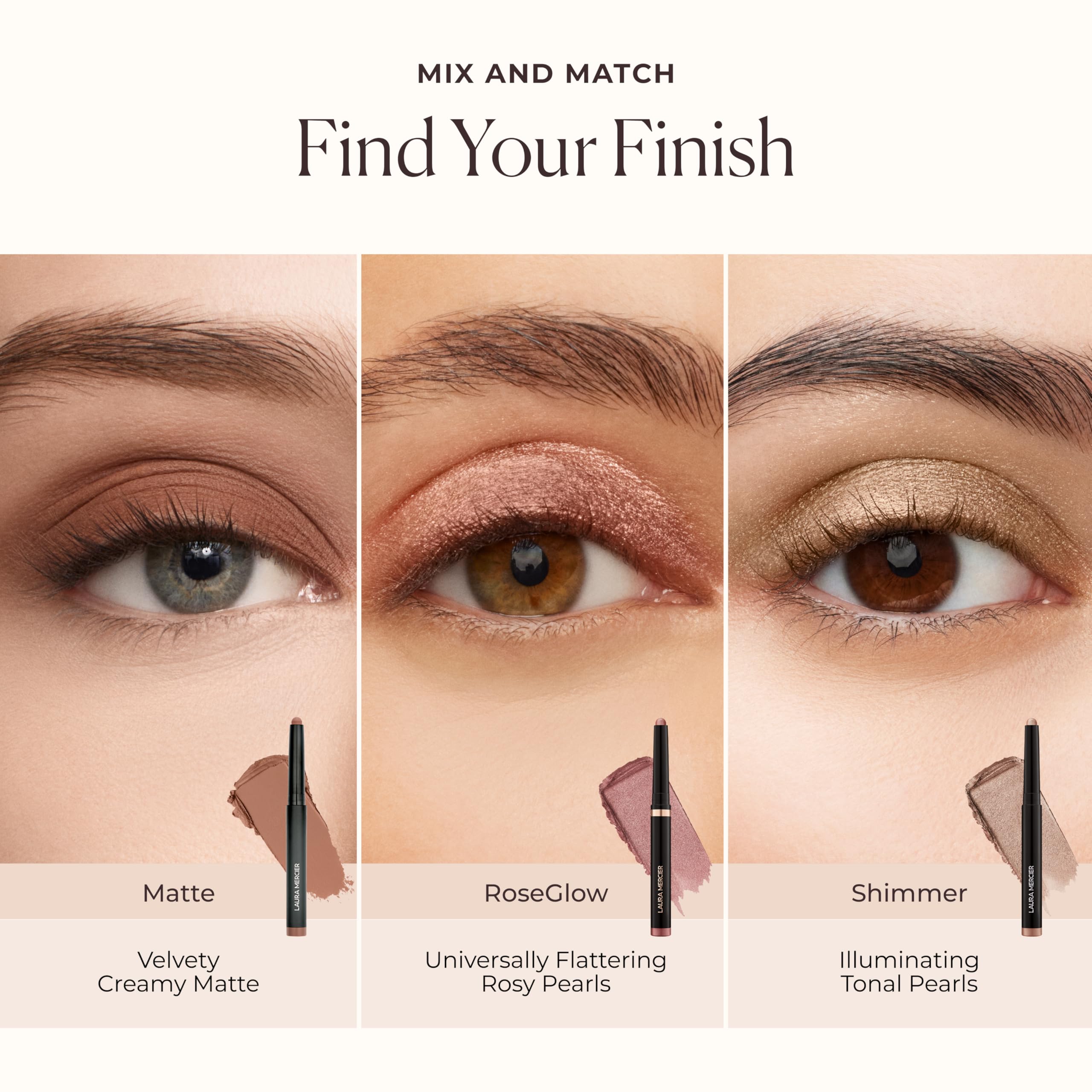 Laura Mercier Caviar Stick; mezcla fácil con dedos o brocha.