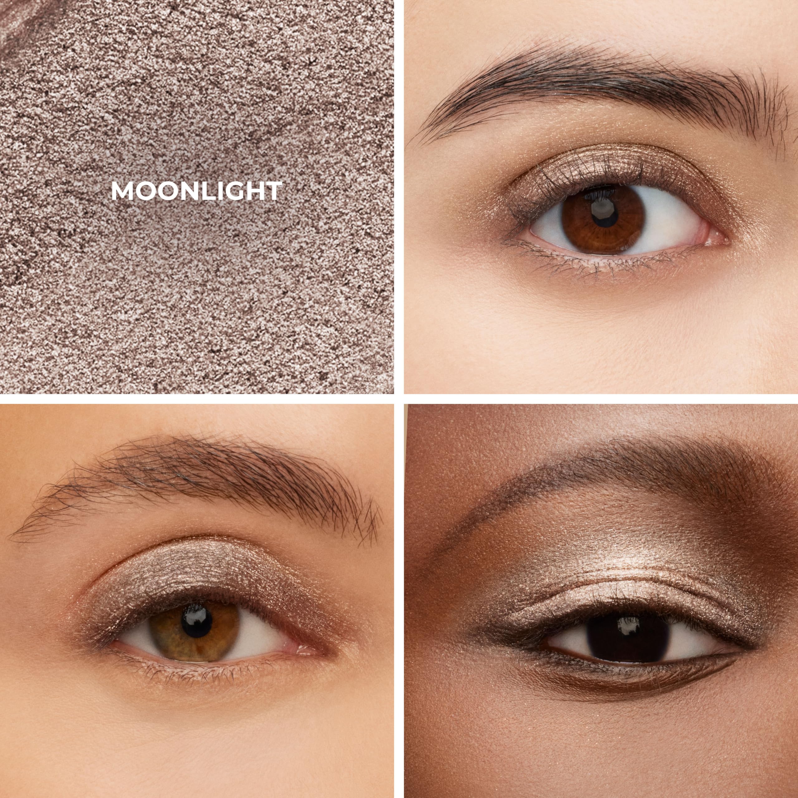 Laura Mercier Caviar Stick Moonlight brillo plateado para mirada intensa.
