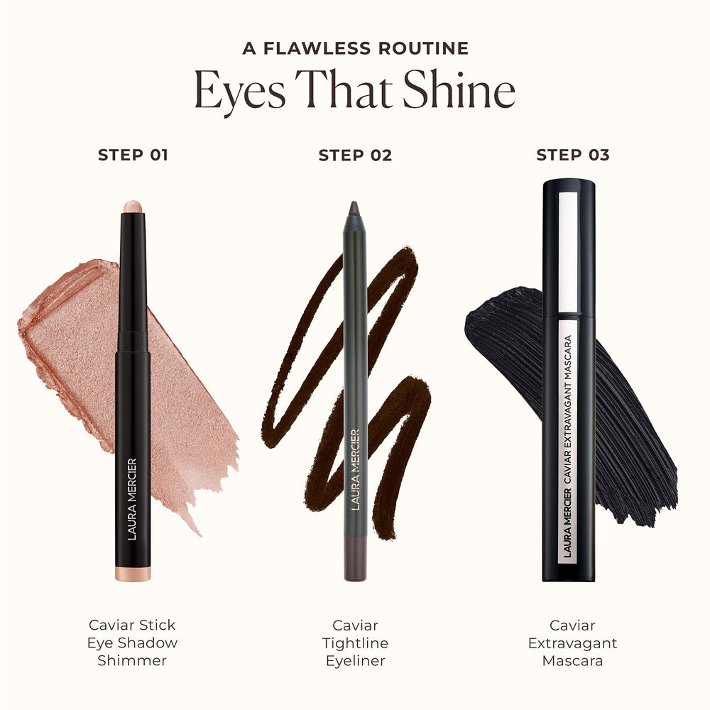 Laura Mercier Caviar Stick Moonlight look diario con acabado irisado suave.