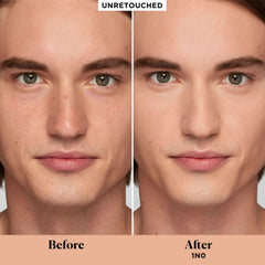 Textura sedosa de Laura Mercier Corrector Sérum para un acabado natural.