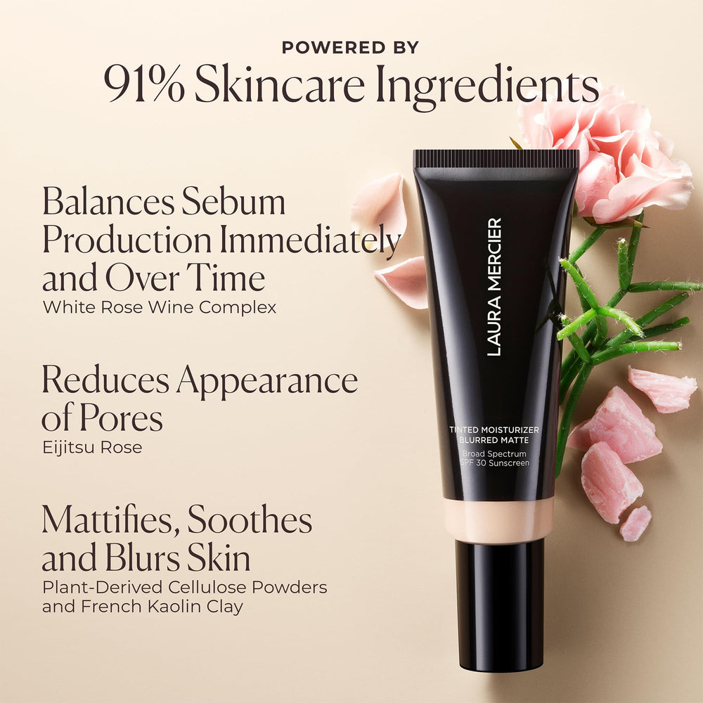 Laura Mercier hidratante con color, SPF 30, protección diaria sin sensación grasa.