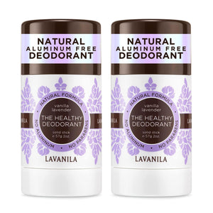 Lavanila Vanilla Lavender 2 pack: desodorante natural para uso diario con protección duradera.