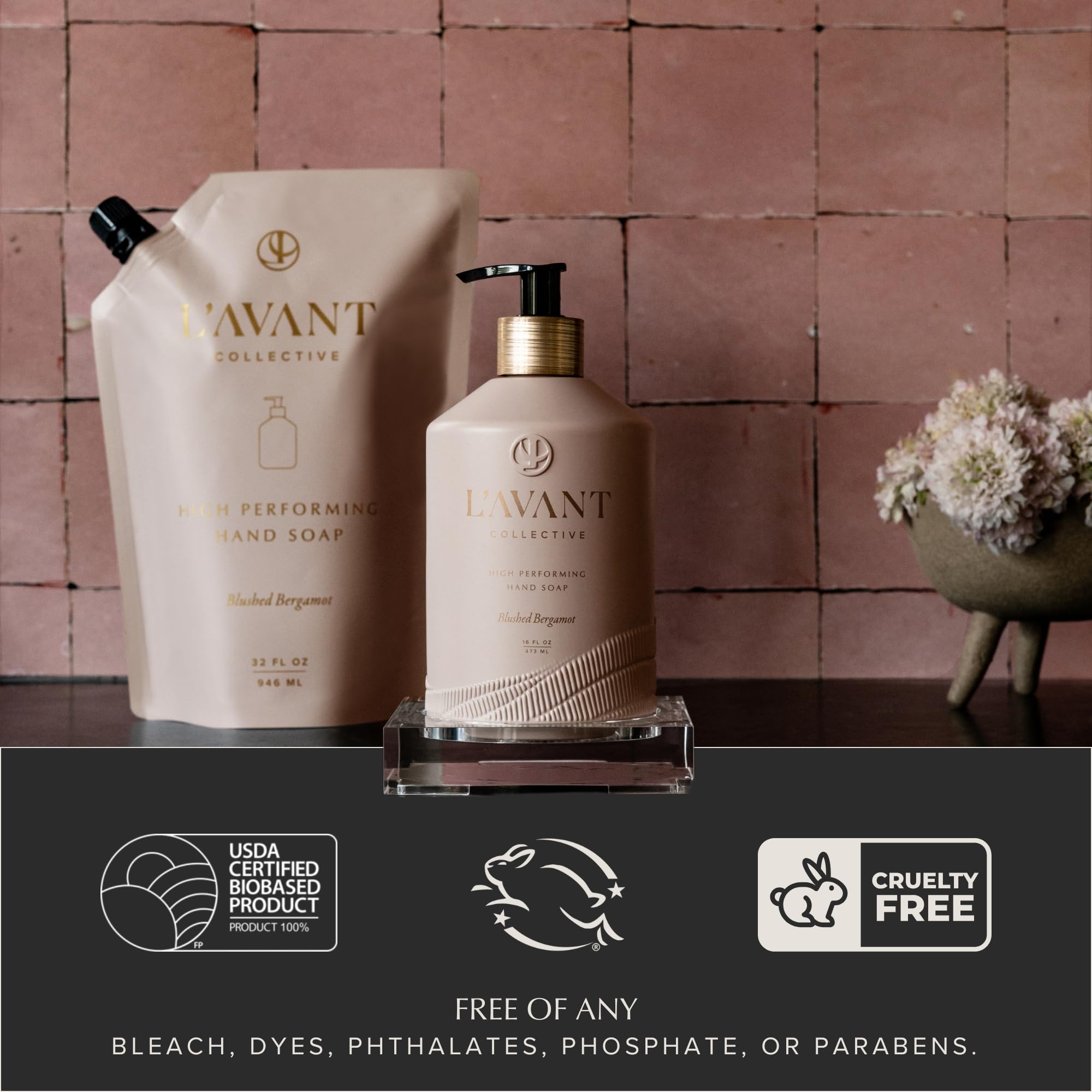 Fragancia Bergamota Sonrojada de L’AVANT, aroma fresco en cada lavado