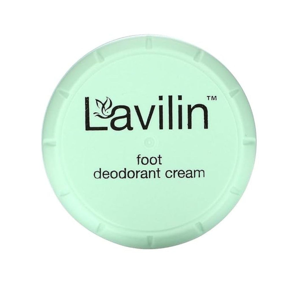 Lavilin crema desodorante para pies en aplicación suave y efectiva.
