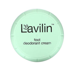 Lavilin crema desodorante para pies en aplicación suave y efectiva.