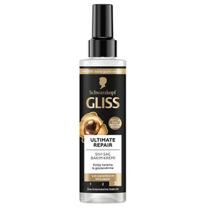 Lavis Gliss Ultimate Repair, envase pulverizador para una aplicación precisa y reparación rápida.