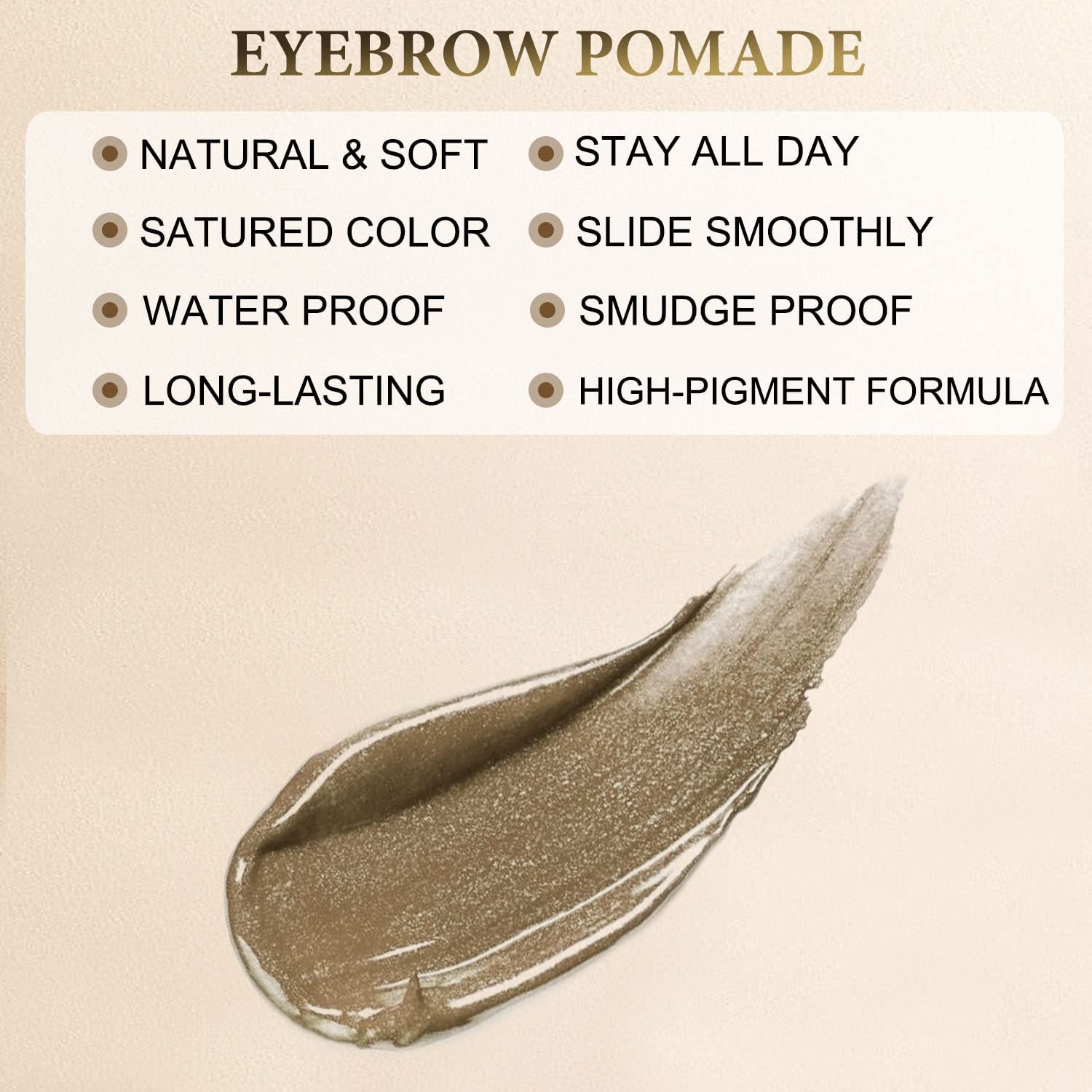 LAVONE cejas natural tridimensional con acabado suave y voluminoso.